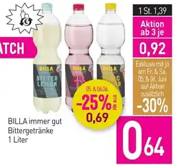 Sutterlüty BILLA immer gut Bittergetränke Angebot