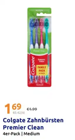 Action Colgate Zahnbürsten Premier Clean Angebot