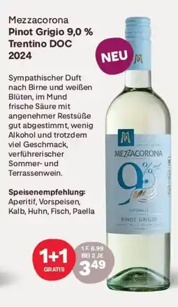 MPreis Mezzacorona Pinot Grigio 9,0 % Trentino DOC 2024 Angebot