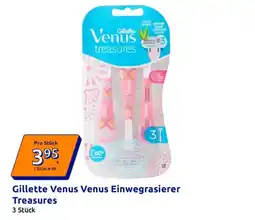 Action Gillette Venus Venus Einwegrasierer Treasures Angebot