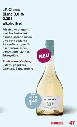 MPreis J.P. Chenet Blanc 0,0% alkoholfrei Angebot