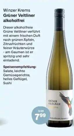 MPreis Winzer Krems Grüner Veltliner alkoholfrei Angebot