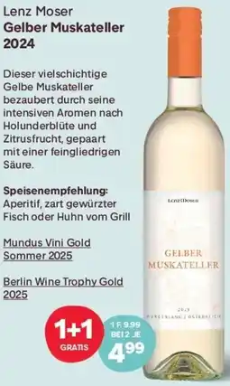 MPreis Lenz Moser Gelber Muskateller 2024 Angebot