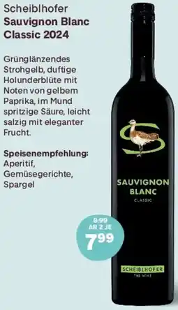 MPreis Scheiblhofer Sauvignon Blanc Classic 2024 Angebot