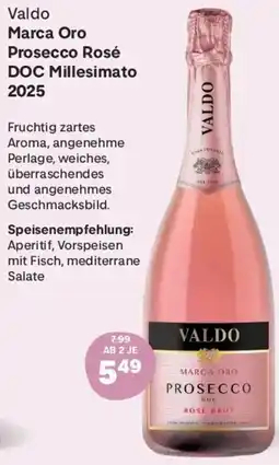 MPreis Valdo Marca Oro Prosecco Rosé DOC Millesimato 2025 Angebot