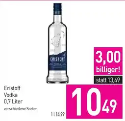 Sutterlüty Eristoff Vodka Angebot