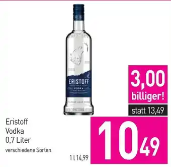 Sutterlüty Eristoff Vodka Angebot