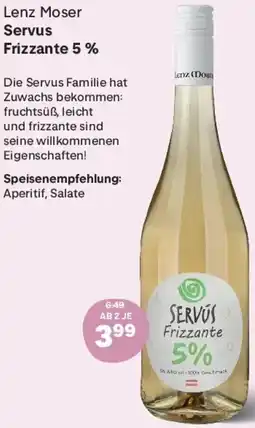 MPreis Lenz Moser Servus Frizzante 5 % Angebot