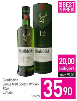 Sutterlüty Glenfiddich Single Malt Scotch Whisky 12yo Angebot