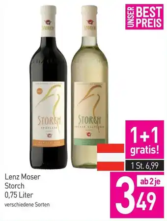 Sutterlüty Lenz Moser Storch Angebot