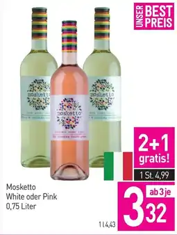 Sutterlüty Mosketto White oder Pink Angebot