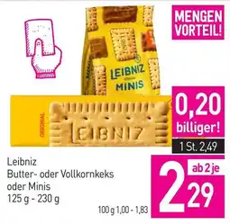 Sutterlüty Leibniz Butter- oder Vollkornkeks oder Minis Angebot