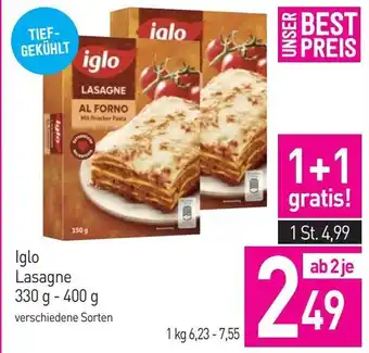 Sutterlüty Iglo Lasagne Angebot