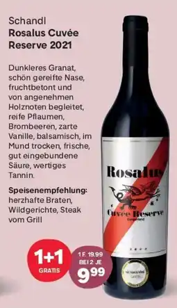 MPreis Schandl Rosalus Cuvée Reserve 2021 Angebot