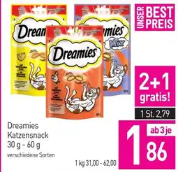 Sutterlüty Dreamies Katzensnack Angebot