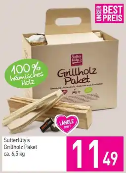 Sutterlüty Sutterlüty's Grillholz Paket Angebot