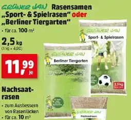 Thomas Philipps Rasensamen Sport- & Spielrasen oder Berliner Tiergarten Angebot