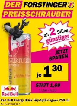 Forstinger Red Bull Energy Drink Fuji-Apfel-Ingwer Angebot