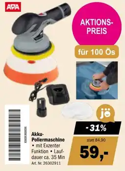 Forstinger Akku- Poliermaschine Angebot