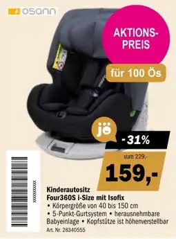 Forstinger Kinderautositz Four360S i-Size mit Isofix Angebot