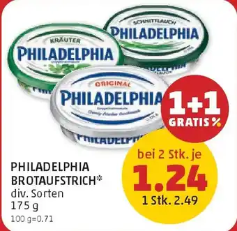PENNY Philadelphia brotaufstrich Angebot