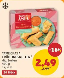 PENNY Taste of asia frühlingsrollen Angebot