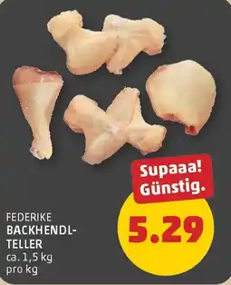 PENNY Federike backhendl- teller Angebot