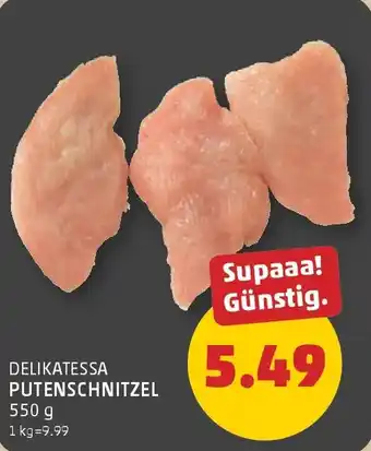 PENNY Delikatessa putenschnitzel Angebot