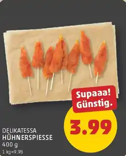 PENNY Delikatessa hühnerspiesse Angebot