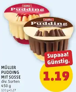 PENNY Müller pudding mit sosse Angebot