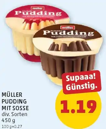 PENNY Müller pudding mit sosse Angebot