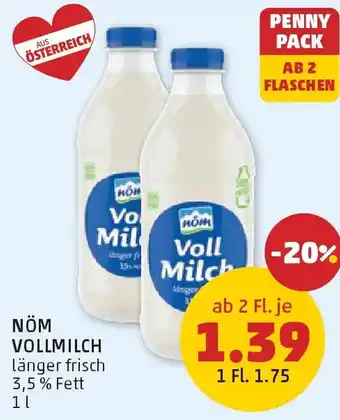PENNY Nöm vollmilch Angebot