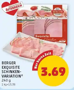 PENNY Berger exquisite schinken- variation Angebot
