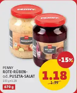 PENNY Penny rote-rüben- od. puszta-salat Angebot