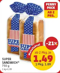 PENNY Super sandwich Angebot