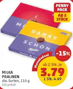 PENNY Milka pralinen Angebot