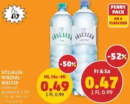 PENNY Vöslauer mineral- wasser Angebot
