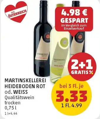 PENNY Martinskellerei heideboden rot od. weiss Angebot
