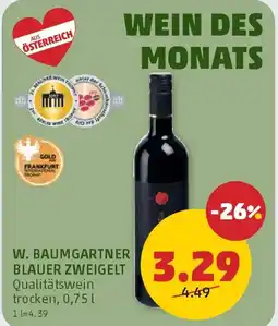 PENNY W. baumgartner blauer zweigelt Angebot