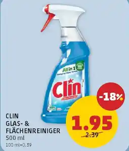 PENNY Clin glas- & flächenreiniger Angebot