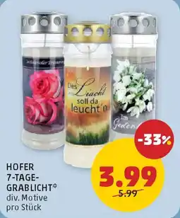 PENNY Hofer 7-tage- grablicht Angebot