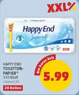 PENNY Happy end toiletten- papier Angebot