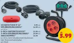 PENNY Sicherheitsbox ip 44 verlängerungskabel Angebot