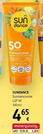 dm Sundance sonnencreme lsf 50 Angebot