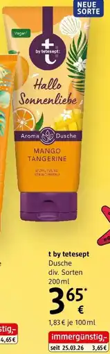 dm t by tetesept Dusche Angebot