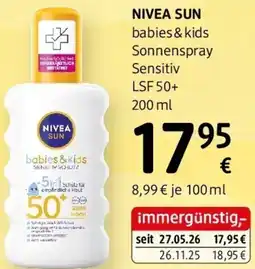 dm Nivea sun Angebot