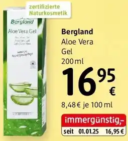 dm Bergland Aloe Vera Gel Angebot