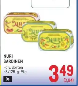 Metro NURI SARDINEN Angebot