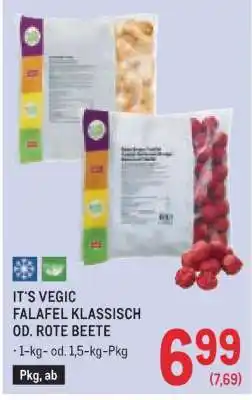 Metro IT‘S VEGIC FALAFEL KLASSISCH OD. ROTE BEETE Angebot
