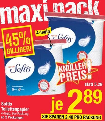 Maximarkt Softis Toilettenpapier Angebot